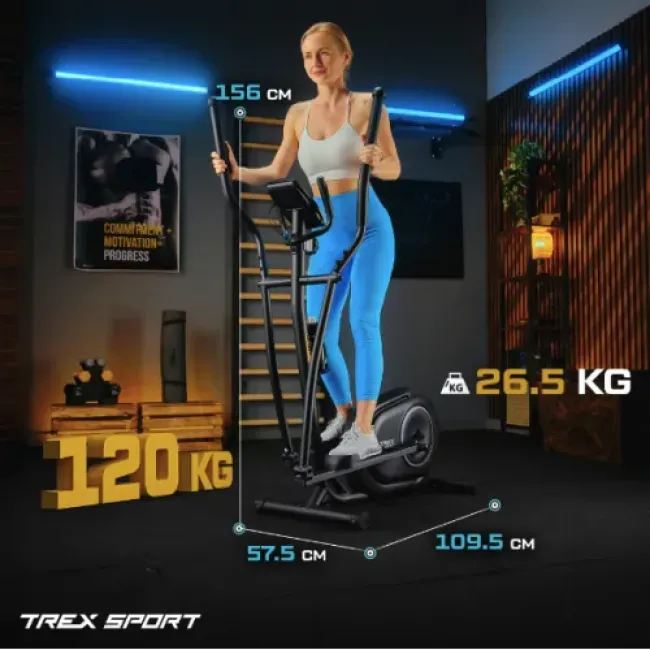 Орбитрек Trex Sport TX-400CT Dash магнитный черный
