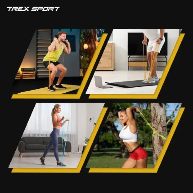 Набір гумок для фітнесу Trex Sport TX-003PBV 3в1 2-30кг