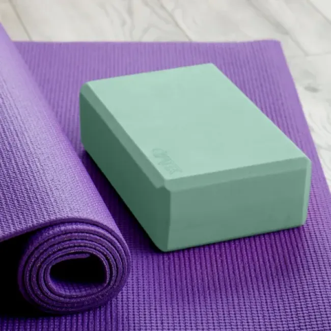 Блок для йоги Gymtek EVA мятный
