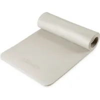 Коврик (мат) для фитнеса и йоги Gymtek NBR 1,5см светло-серый