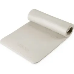 Коврик (мат) для фитнеса и йоги Gymtek NBR 1,5см светло-серый