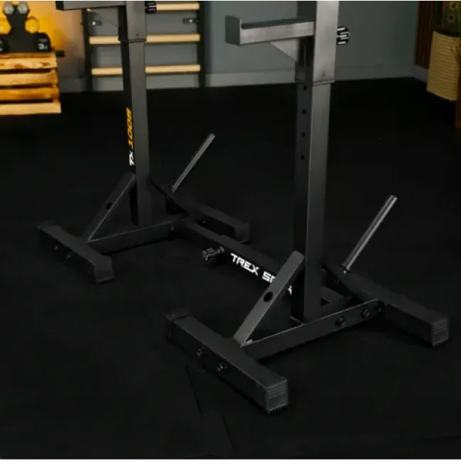 Стойки под штангу Trex Sport TX-100S регулируемые с ручками для отжиманий