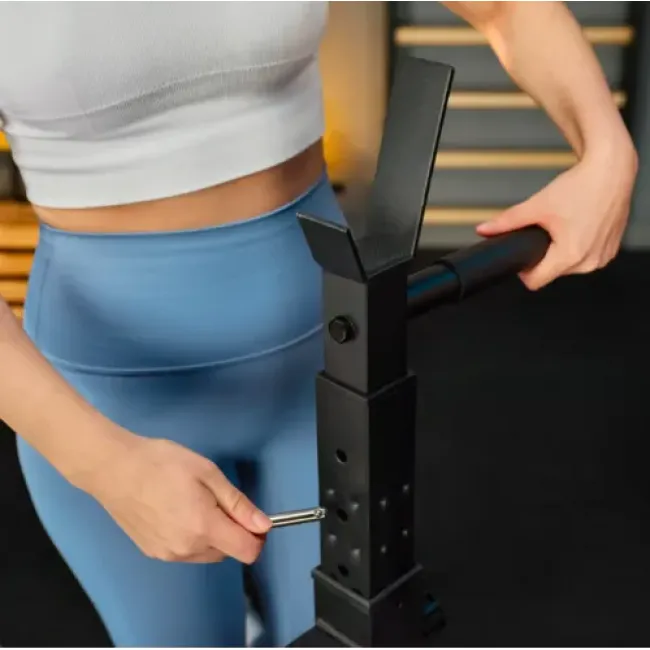Стойки под штангу Trex Sport TX-100S регулируемые с ручками для отжиманий