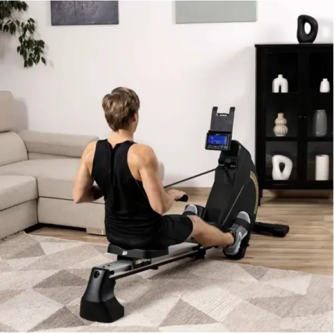 Веслуватий тренажер Hop-Sport HS-095R Spike золотий