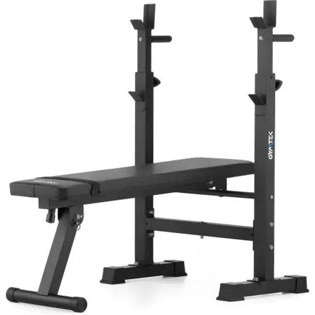 Скамья со стойками для тренировок со штангой Gymtek XL700 складная