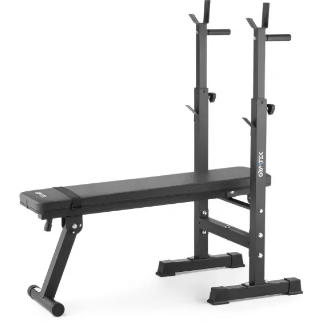 Скамья со стойками для тренировок со штангой Gymtek XL700 складная