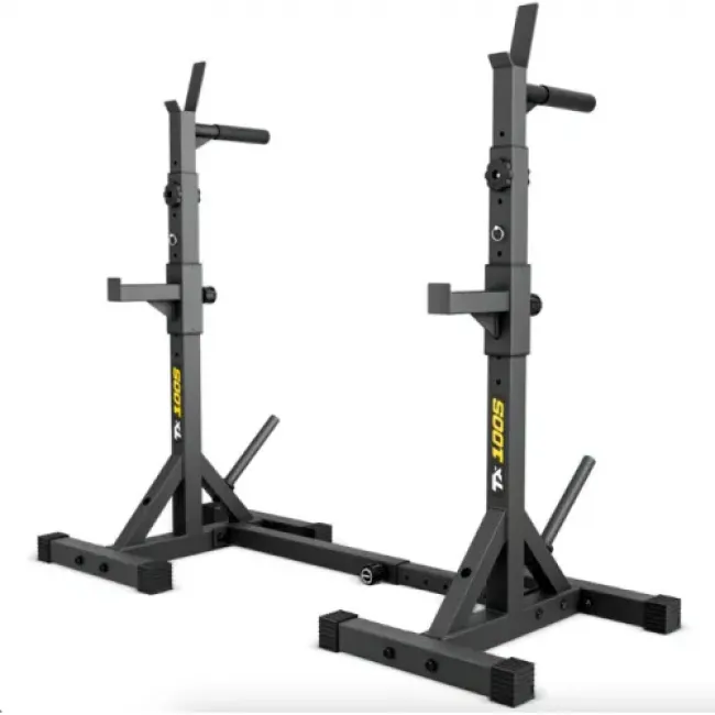 Стойки под штангу Trex Sport TX-100S регулируемые с ручками для отжиманий