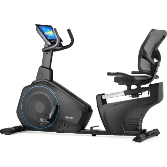 Горизонтальний велотренажер Gymtek XBR6000 електромагнітний синій