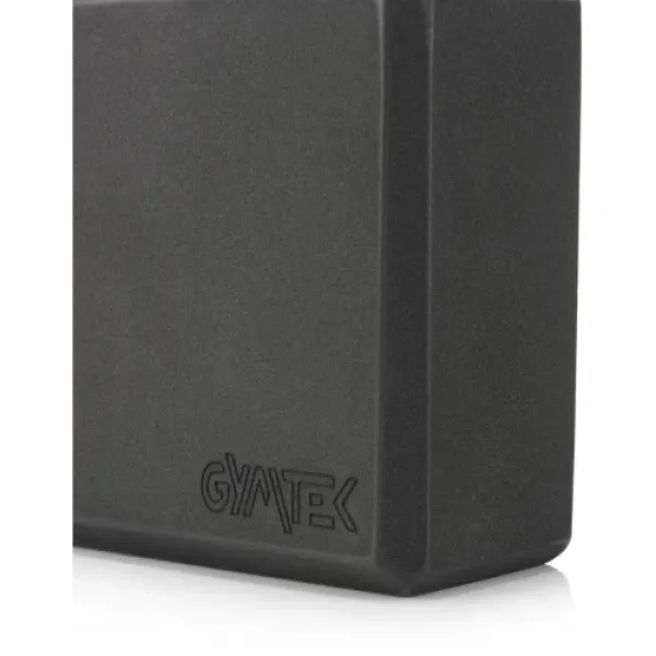 Блок для йоги Gymtek EVA черный