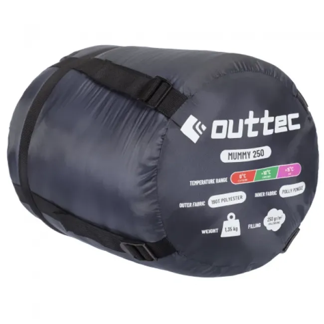 Спальный мешок кокон Outtec Mummy синий