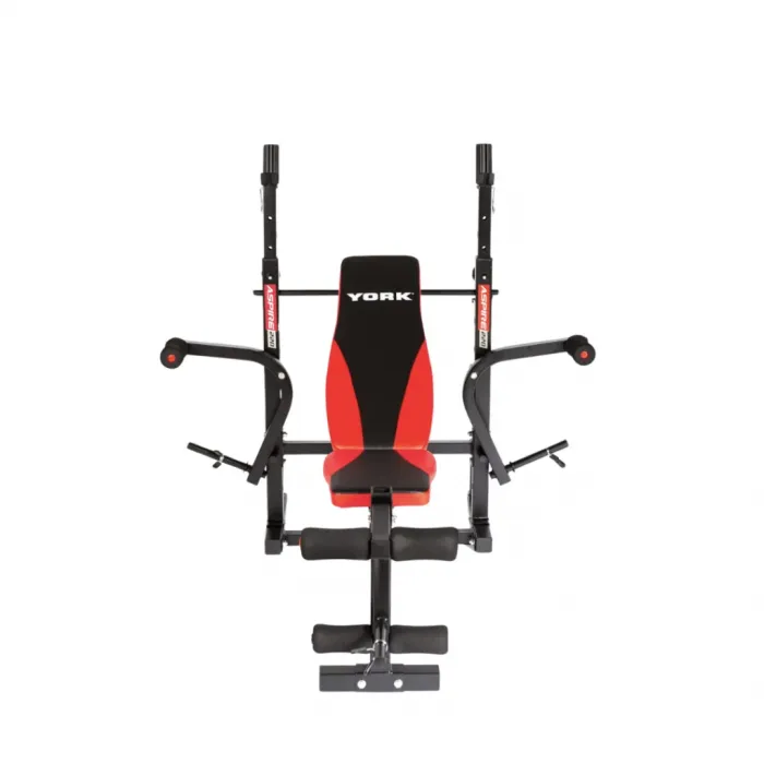 Лава для жиму York Fitness ASPIRE 220 зі стійкою для штанги та партою Скотта