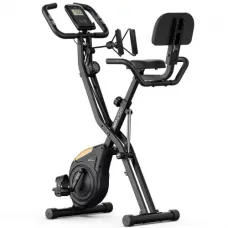 Велотренажер Hop-Sport HS-3030X Apeks X-Bike черно-золотистый