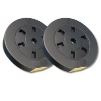 Набір композитних дисків Besport PowerPro 20 (2х10кг) для гантелей та штанг