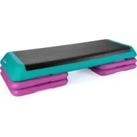 Степ платформа Queenfit 3-х уровневая разноцветная