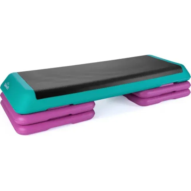 Степь-платформа Queenfit 3-х уровневая разноцветная