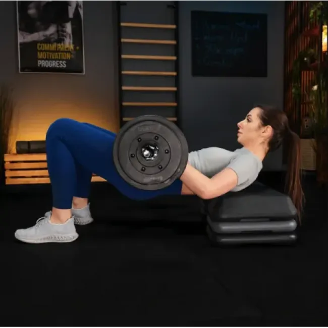 Степ платформа Trex Sport TX-038PAS до аеробіки 3-рівневий чорний
