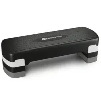 Степ платформа Hop-Sport HS-PP033AS черно-белая