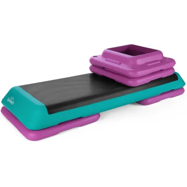 Степь-платформа Queenfit 3-х уровневая разноцветная