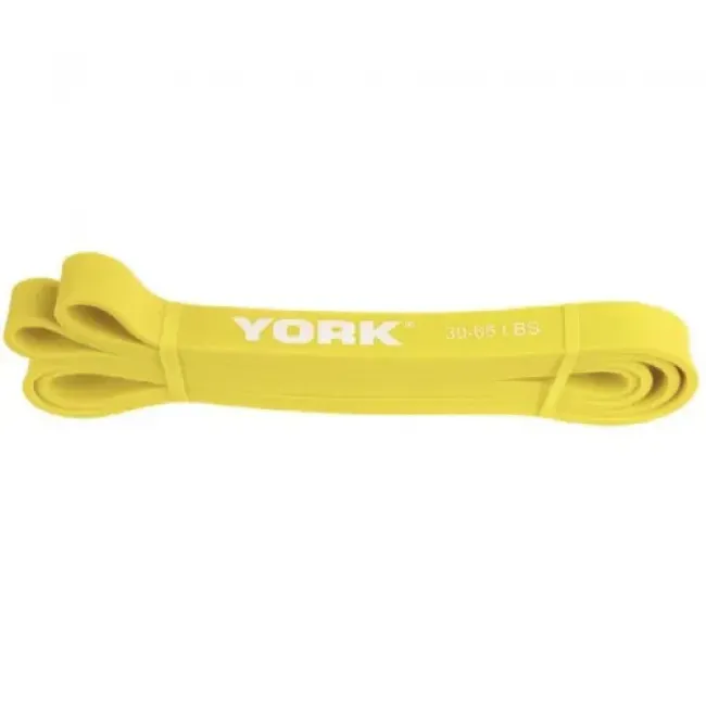 Резинка для фитнеса York 15-25кг - 2080x22x4,5 мм, желтый