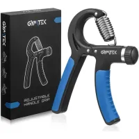 Эспандер кистевой пружинный регулируемый Gymtek 10-40 кг черно-синий