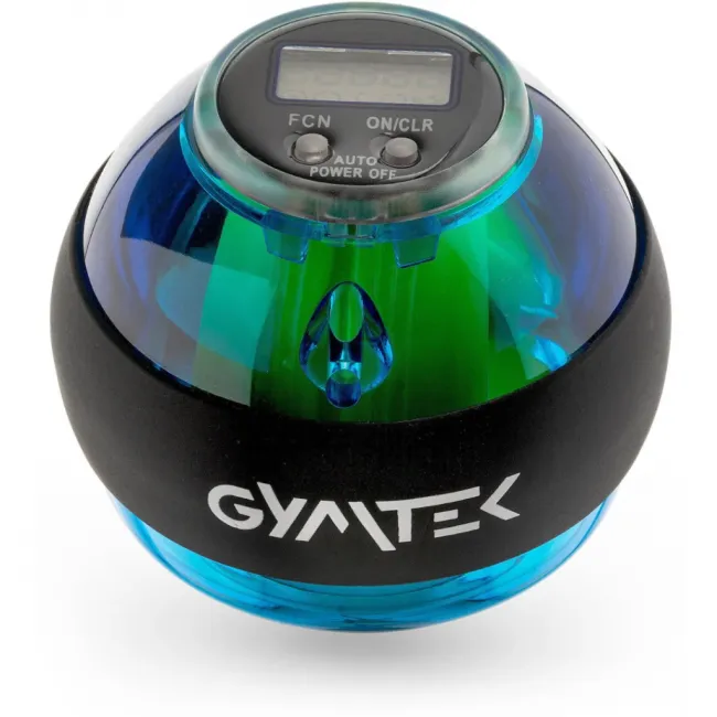 Гіроскопічний тренажер Gymtek Power Ball блакитний