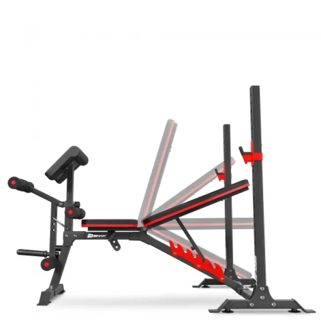 Набор Hop-Sport Strong 106 кг со скамьей HS-1095