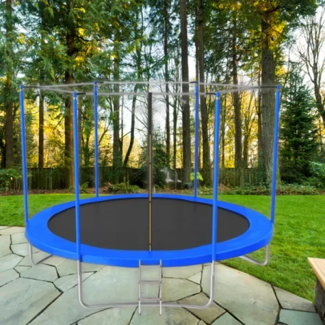 Батут Jumi Motion Sport Line 10ft (305cm) с внутренней сеткой синий