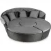 Cадовая мебель Outtec Round Lounge Chairs модульная черно-графитовая