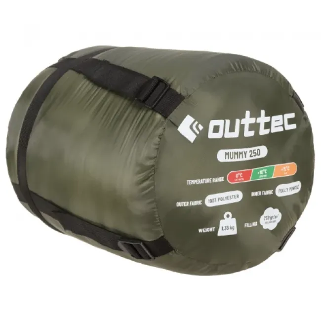 Спальный мешок кокон Outtec Mummy хаки
