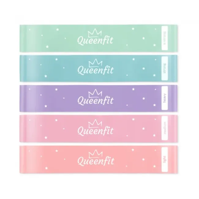 Набір гумок для фітнесу Queenfit 0,5-30кг Q-66109