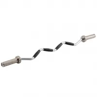 Гриф для штанги олимпийский W-образный York Fitness 160см (50мм) с резиновыми рукоятками