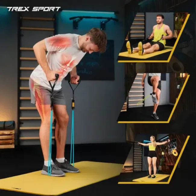 Набір гумок із еспандерами Trex Sport TX-050TSV чорний