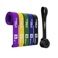 Набор резинок для подтягивания и спорта 2,5-25 кг Trex Sport TX-005PBA 5в1