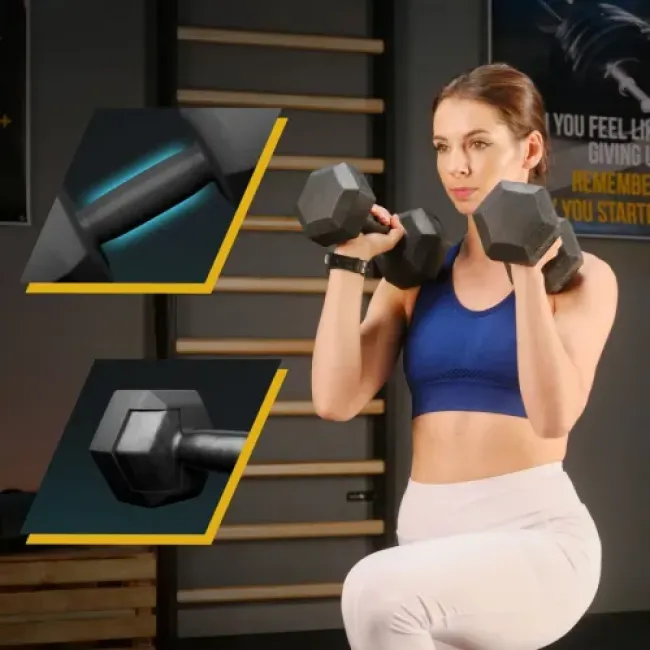 Гантели для фитнеса 3 кг 2шт композитные TREX Sport TX-003CD