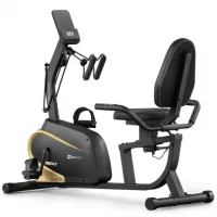 Горизонтальный велотренажер Hop-Sport HS-045L Volt магнитный золотистый