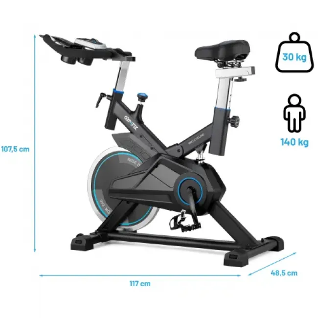 Спинбайк Gymtek XS1400 синій