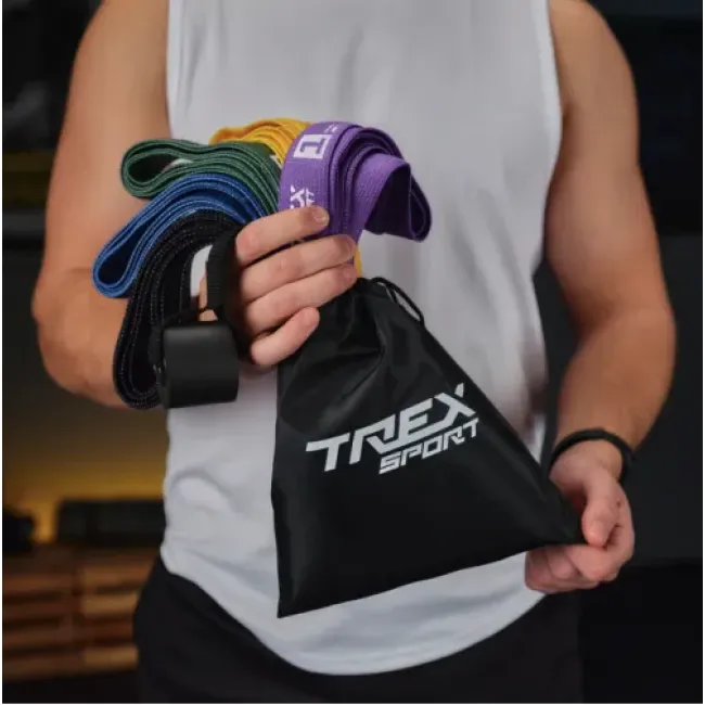Набор резинок для фитнеса Trex Sport TX-005PBA 5в1