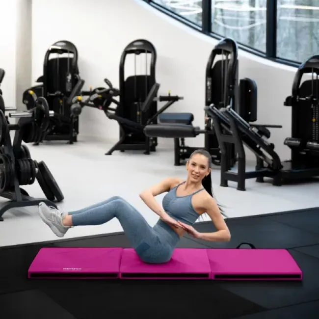 Мат гимнастический жесткий Gymtek 5см розовый