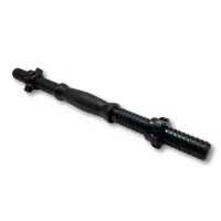 Гриф гантельный Trex Sport TX 42см (25мм) из пласт. гайками черный