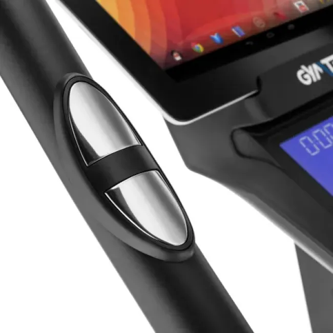 Велотренажер Gymtek XB2600 електромагнітний сріблястий