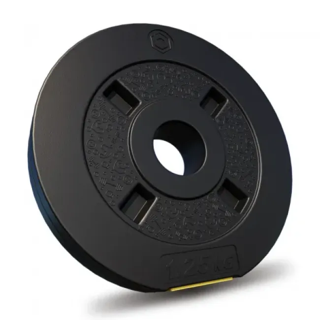Набір композитних дисків Besport PowerPro 39кг для гантелей та штанг + 2 грифи
