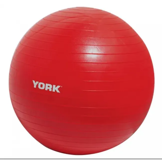 Фитбол York Fitness 55см красный + насос