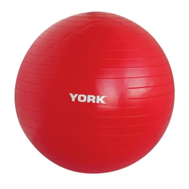 Фитбол York Fitness 55см красный + насос