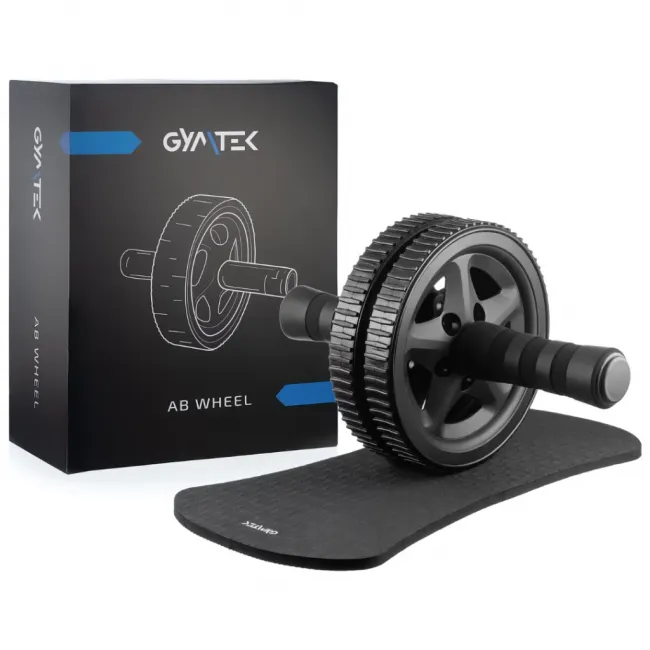 Ролик для пресса Gymtek двойной + коврик Ролик для пресса Gymtek двойной + коврик