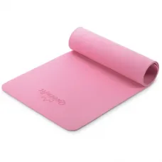 Коврик (мат) для фитнеса и йоги Queenfit ТРЕ 0,5 см розовый