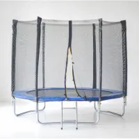 Батут SJ 8ft (252cm) синій із зовнішньою сіткою