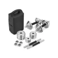 Набор гантели в кейсе Gymtek хромированные 2х10 кг