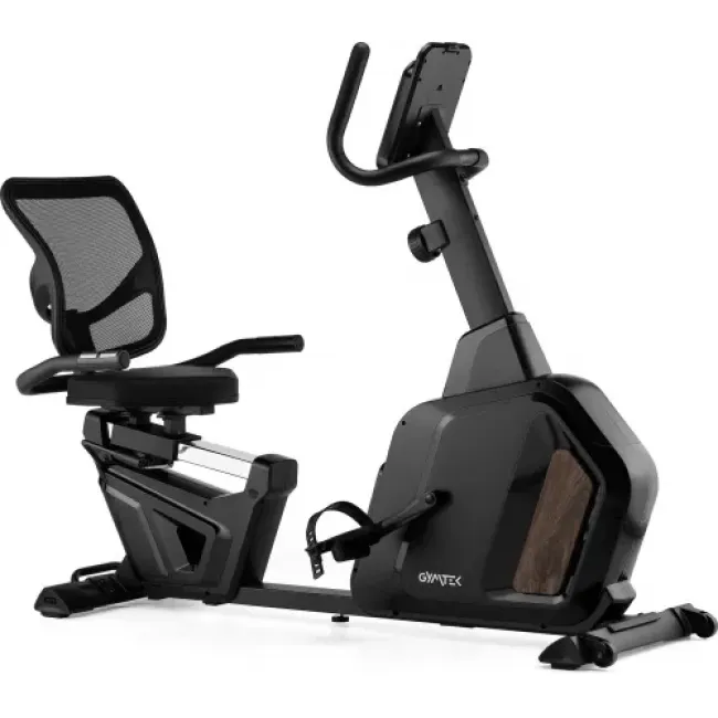 Горизонтальний велотренажер Gymtek XBR5000 магнітний чорний