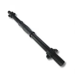 Гриф гантельний Trex Sport TX 51см (25мм) із пласт. гайками чорний