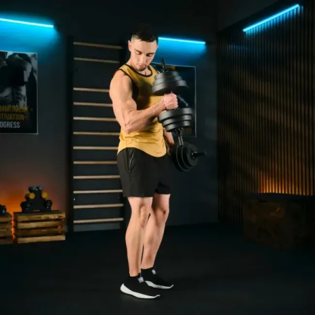 Гантелі композитні регульовані TREX Sport 2х20кг